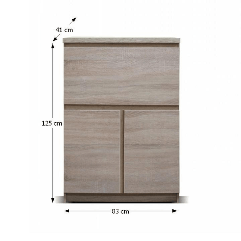 Casa si Gradina - Mobilier - Comode si corpuri - Comode - Comoda combinata, stejar sonoma, PANAMA TYP 12 - Infinity.ro