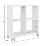 Casa si Gradina - Mobilier - Dulapuri si sifoniere - Dulapuri - Dulap biblioraft, alb, TOFI 2 NEW - Infinity.ro