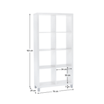 Casa si Gradina - Mobilier - Dulapuri si sifoniere - Dulapuri - Dulap biblioraft, alb, TOFI 3 NEW - Infinity.ro