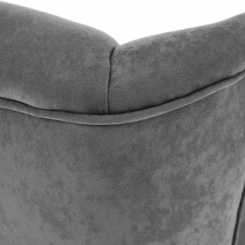 Casa si Gradina - Mobilier - Scaune si fotolii - Fotolii - Fotoliu, textil gri, CHARLOT - Infinity.ro