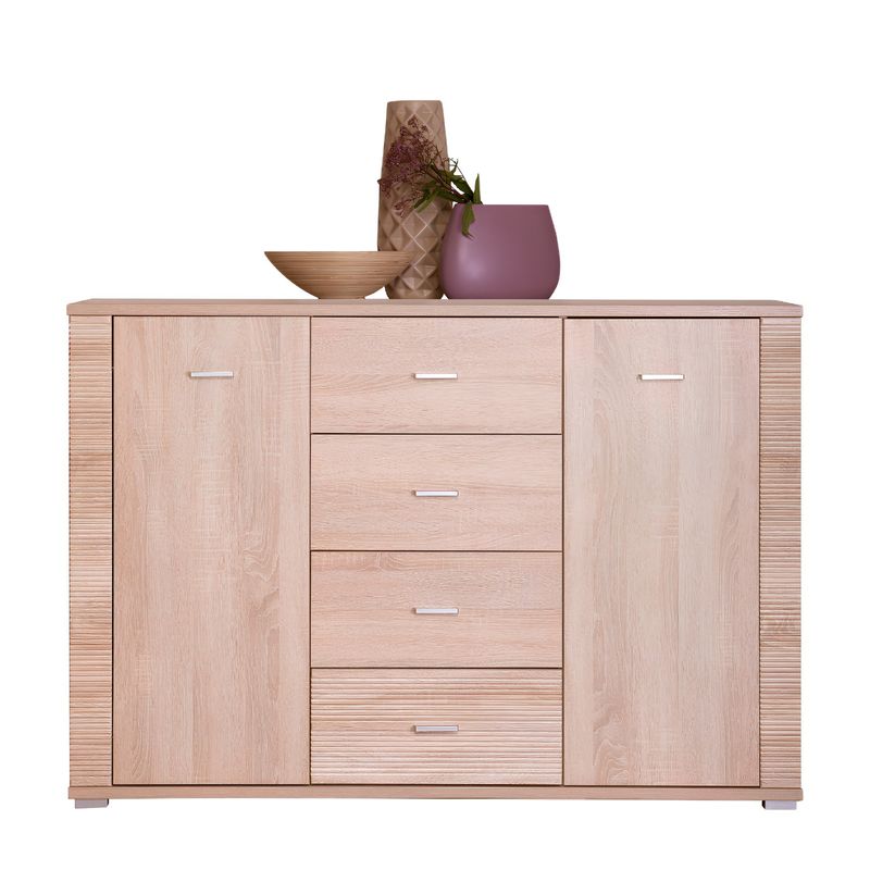 Casa si Gradina - Mobilier - Comode si corpuri - Comode - Scrin tip 9, stejar sonoma, GRAND - Infinity.ro