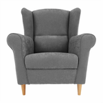 Casa si Gradina - Mobilier - Scaune si fotolii - Fotolii - Fotoliu, textil gri, CHARLOT - Infinity.ro