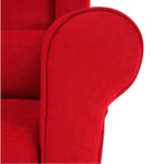 Casa si Gradina - Mobilier - Scaune si fotolii - Fotolii - Fotoliu, textil rosu, CHARLOT - Infinity.ro