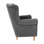 Casa si Gradina - Mobilier - Scaune si fotolii - Fotolii - Fotoliu, textil gri, CHARLOT - Infinity.ro