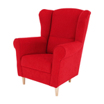Casa si Gradina - Mobilier - Scaune si fotolii - Fotolii - Fotoliu, textil rosu, CHARLOT - Infinity.ro