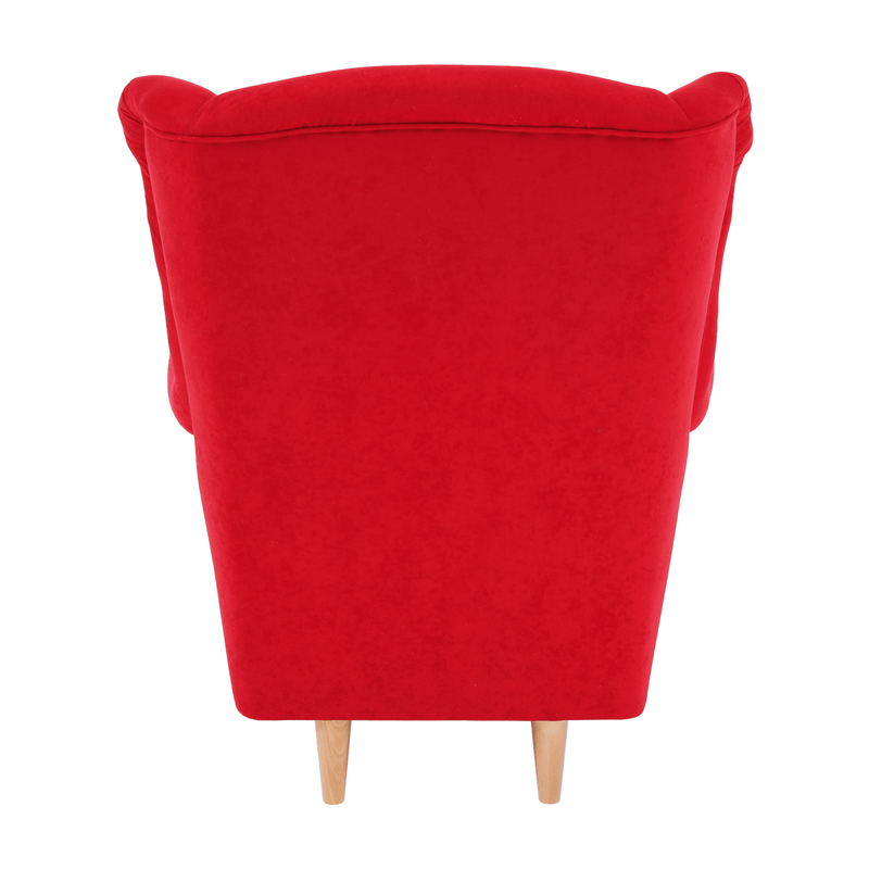 Casa si Gradina - Mobilier - Scaune si fotolii - Fotolii - Fotoliu, textil rosu, CHARLOT - Infinity.ro