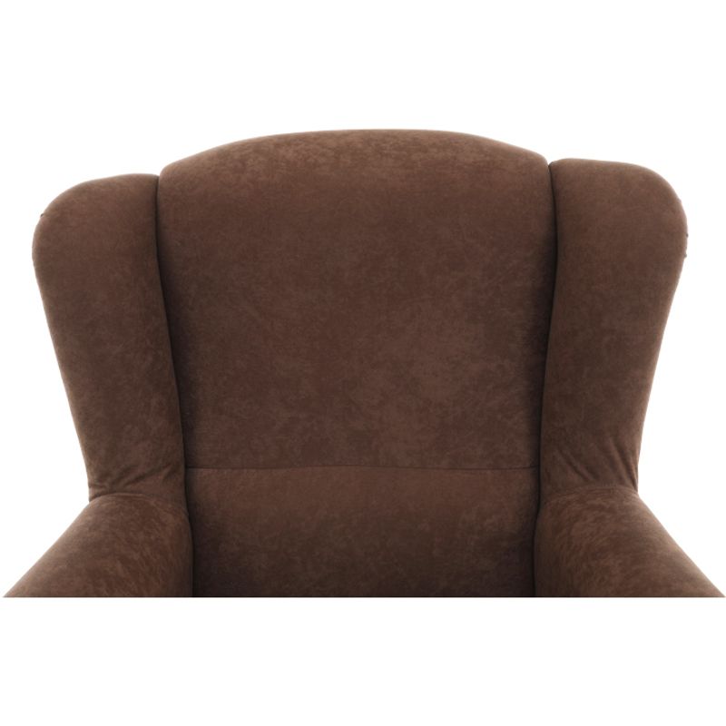 Casa si Gradina - Mobilier - Scaune si fotolii - Fotolii - Fotoliu cu taburet, material maro, ASTRID - Infinity.ro