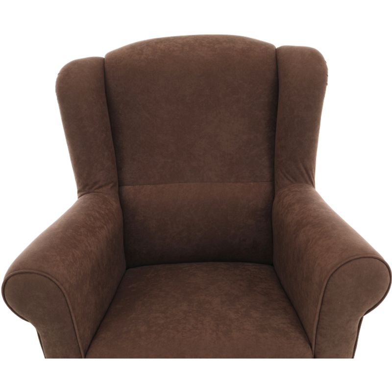 Casa si Gradina - Mobilier - Scaune si fotolii - Fotolii - Fotoliu cu taburet, material maro, ASTRID - Infinity.ro