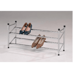 Casa si Gradina - Mobilier - Dulapuri si sifoniere - Dulapuri - Dulap incaltaminte 2 randuri, cromat/negru, TEA - Infinity.ro