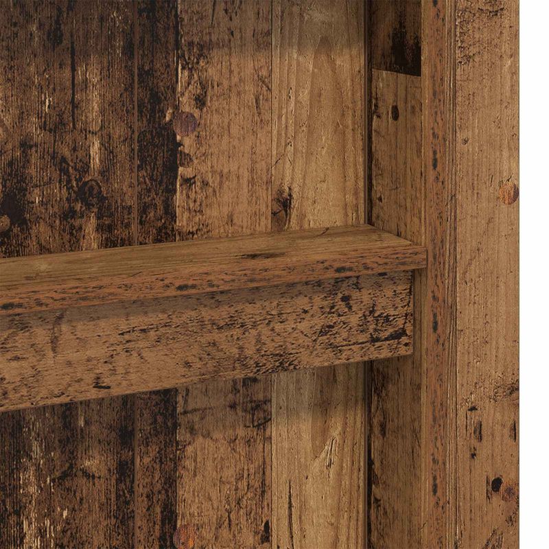 Casa si Gradina - Mobilier - Paturi si accesorii - Paturi - Cadru de pat supraetajat cu birou Lemn vechi 75 x 190 cm - Infinity.ro