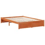 Casa si Gradina - Mobilier - Paturi si accesorii - Paturi - Cadru de pat Maroniu cerat 160 x 200 cm Lemn de pin masiv - Infinity.ro