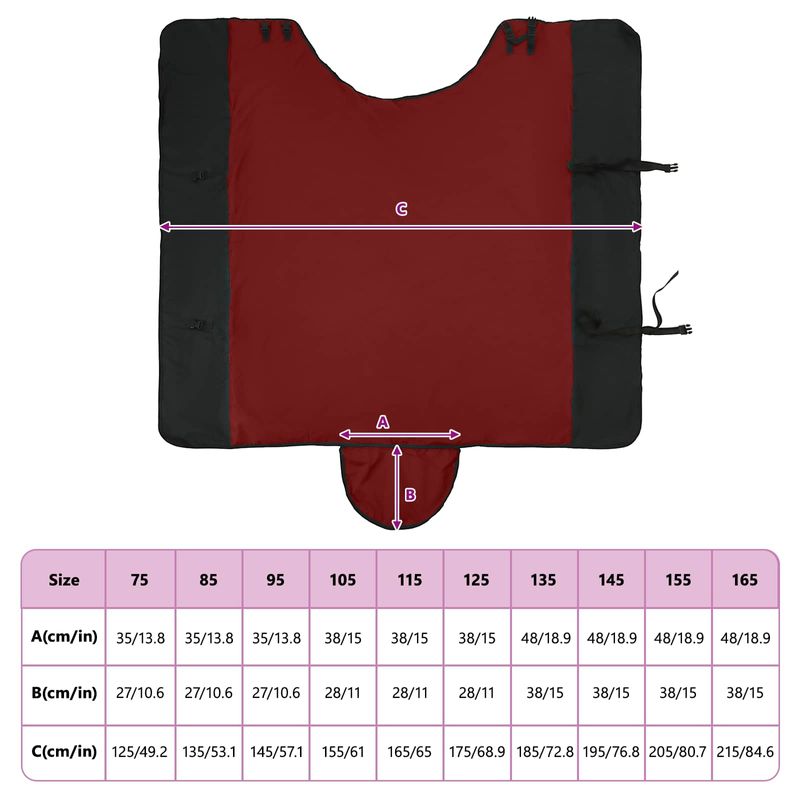 Sport si Outdoor - Accesorii si echipamente sportive - Echitatie - Patura pentru cai Verde inchis si negru 125 cm Poliester - Infinity.ro