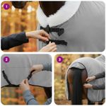Petshop - Accesorii petshop - Alte accesorii petshop - Patura pentru cai Verde inchis complet 165 cm Fleece polar - Infinity.ro