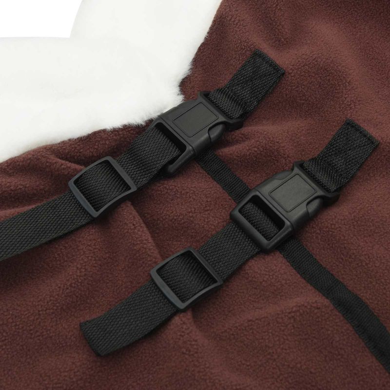 Petshop - Accesorii petshop - Alte accesorii petshop - Patura pentru cai Maro Intunecat Complet 95 cm Fleece polar - Infinity.ro