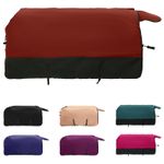 Sport si Outdoor - Accesorii si echipamente sportive - Echitatie - Patura pentru cai Verde inchis si negru 135 cm Poliester - Infinity.ro