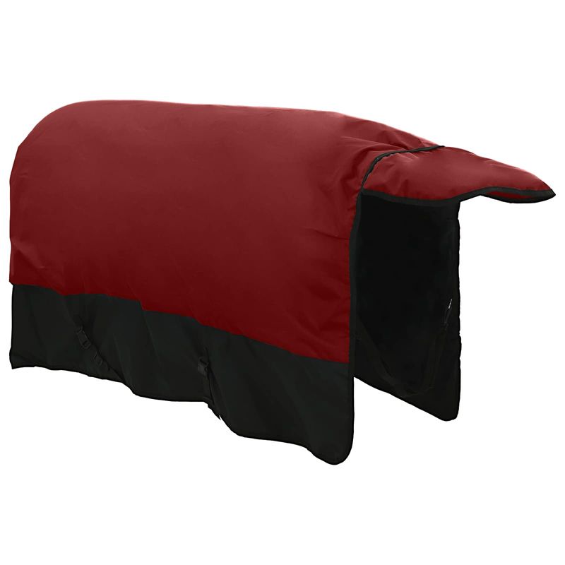 Sport si Outdoor - Accesorii si echipamente sportive - Echitatie - Patura pentru cai Verde inchis si negru 135 cm Poliester - Infinity.ro