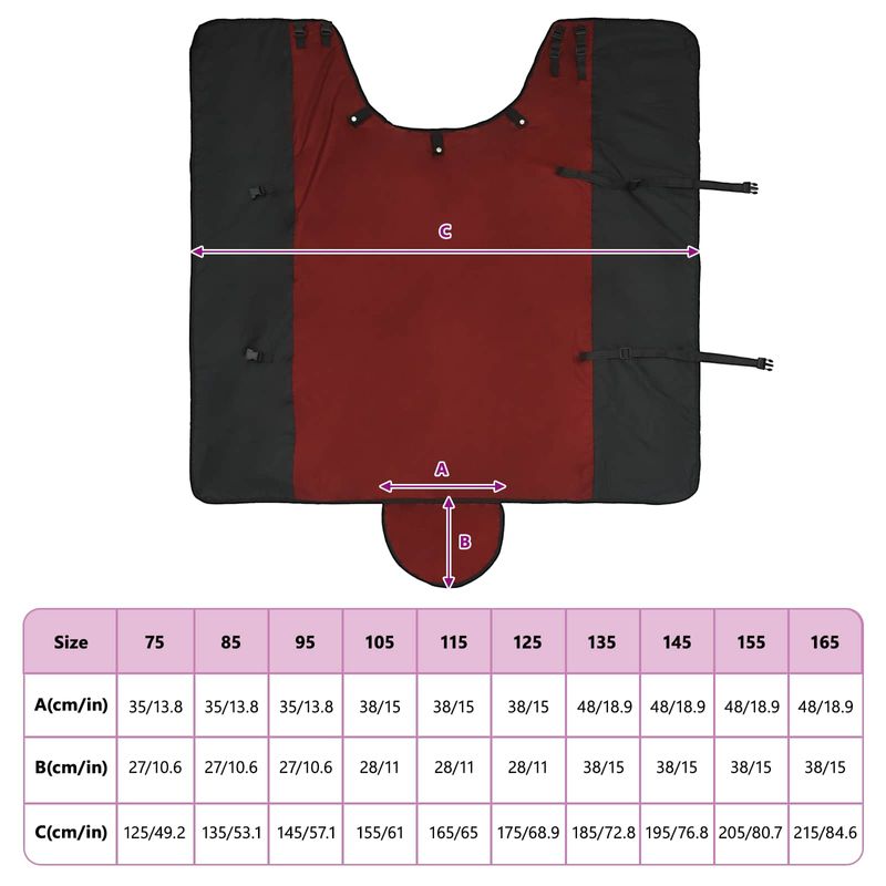 Sport si Outdoor - Accesorii si echipamente sportive - Echitatie - Patura pentru cai Verde inchis si negru 115 cm Poliester - Infinity.ro