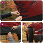 Sport si Outdoor - Accesorii si echipamente sportive - Echitatie - Patura pentru cai Verde inchis si negru 115 cm Poliester - Infinity.ro