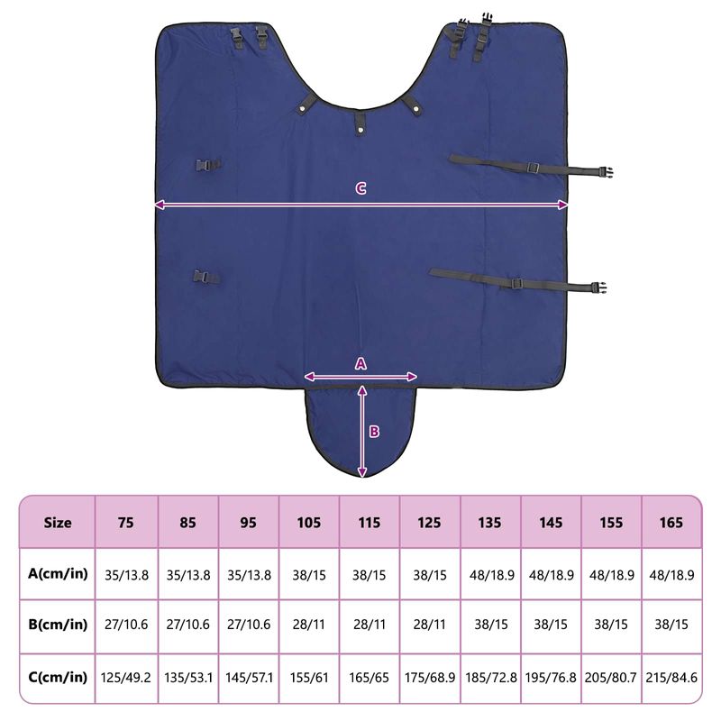 Petshop - Accesorii petshop - Alte accesorii petshop - Patura pentru cai Verde inchis si negru 125 cm Poliester - Infinity.ro