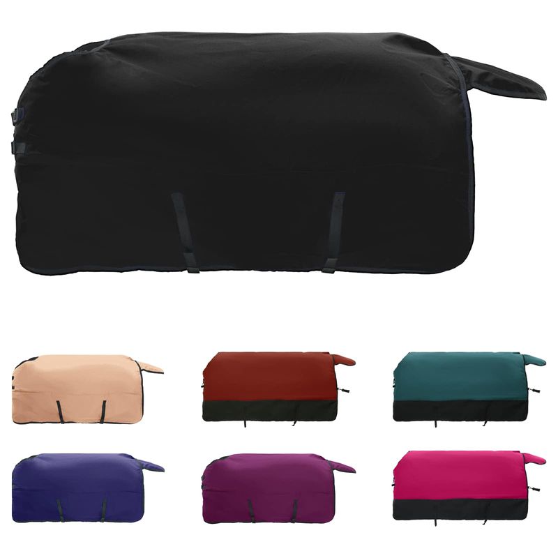 Sport si Outdoor - Accesorii si echipamente sportive - Echitatie - Patura pentru cai Verde inchis si negru 125 cm Poliester - Infinity.ro