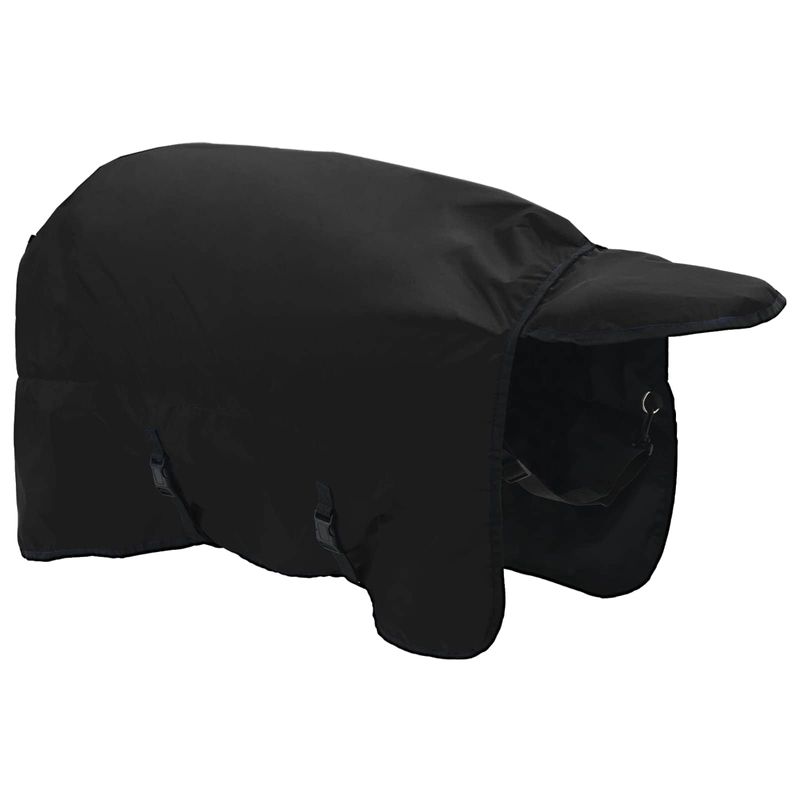 Sport si Outdoor - Accesorii si echipamente sportive - Echitatie - Patura pentru cai Verde inchis si negru 125 cm Poliester - Infinity.ro