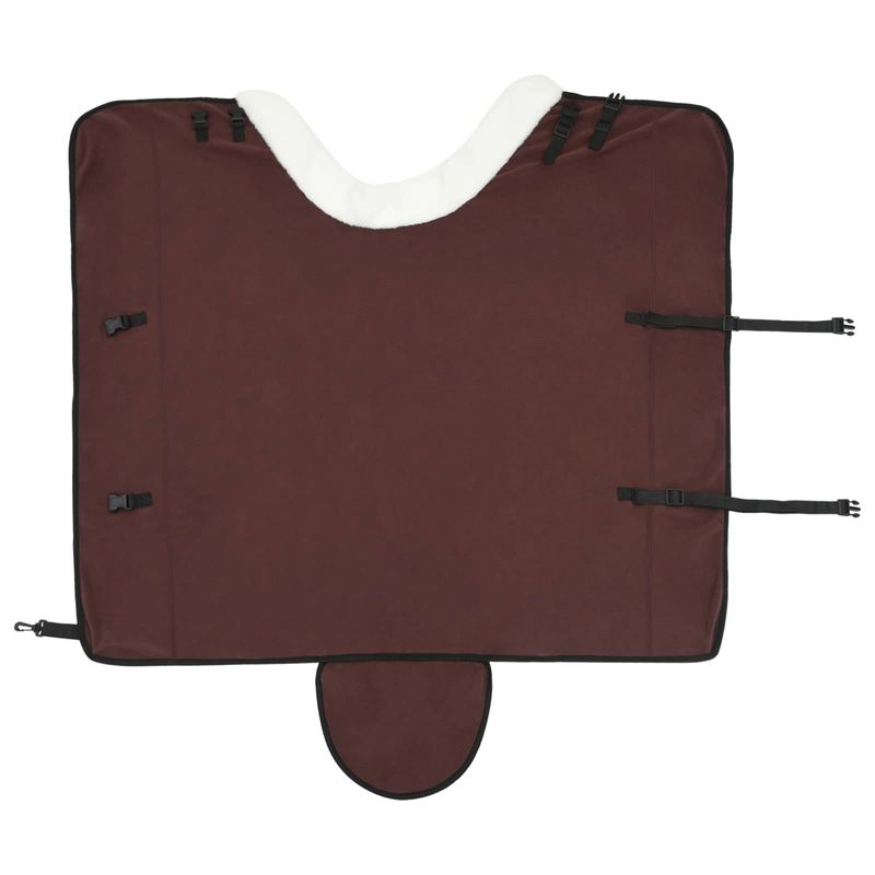 Sport si Outdoor - Accesorii si echipamente sportive - Echitatie - Patura pentru cai Maro Intunecat Complet 165 cm Fleece polar - Infinity.ro