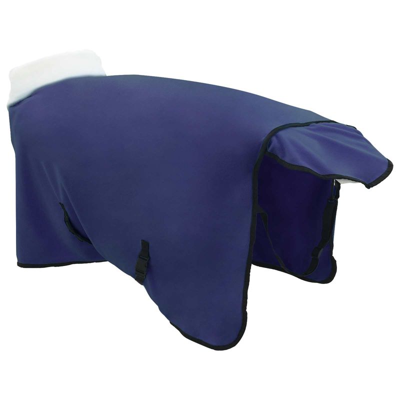 Petshop - Accesorii petshop - Alte accesorii petshop - Patura pentru cai Albastru marin 95 cm Fleece polar - Infinity.ro