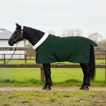 Sport si Outdoor - Accesorii si echipamente sportive - Echitatie - Patura pentru cai Verde inchis complet 105 cm Fleece polar - Infinity.ro