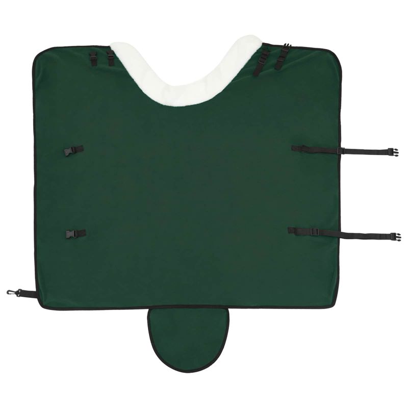 Sport si Outdoor - Accesorii si echipamente sportive - Echitatie - Patura pentru cai Verde inchis complet 105 cm Fleece polar - Infinity.ro