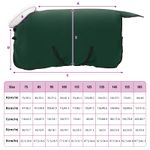 Sport si Outdoor - Accesorii si echipamente sportive - Echitatie - Patura pentru cai Verde inchis complet 105 cm Fleece polar - Infinity.ro