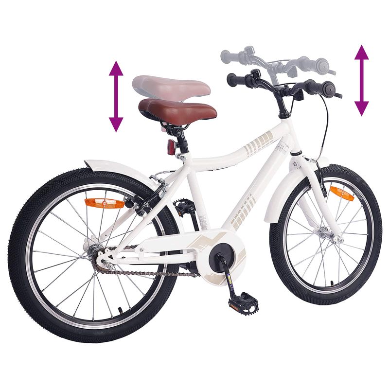 Sport si Outdoor - Ciclism - Biciclete pentru adulti - De oras - Bicicleta pentru Copii 24 Inci pentru 8-12 ani alb - Infinity.ro
