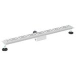 Casa si Gradina - Sanitare - Instalatii hidro - Tevi - Drenaj pentru dus cu design pe linie Argintiu 90 cm - Infinity.ro