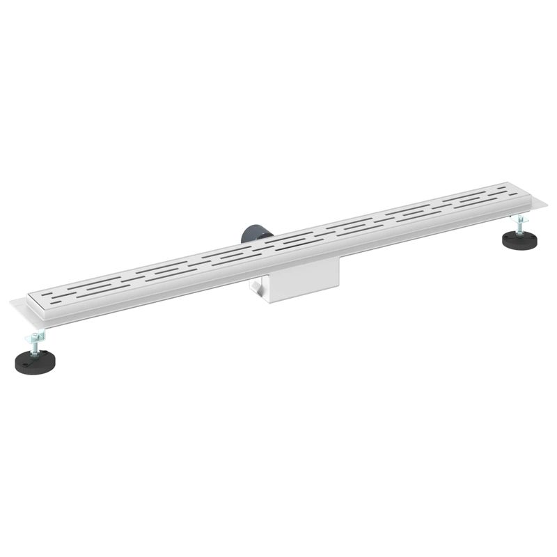 Casa si Gradina - Sanitare - Instalatii hidro - Tevi - Drenaj pentru dus cu design pe linie Argintiu 90 cm - Infinity.ro