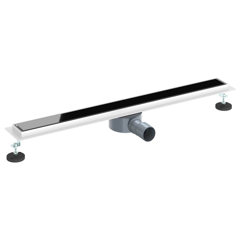 Casa si Gradina - Sanitare - Instalatii hidro - Tevi - Scurgere pentru dus cu capac din sticla si sifon de 360° 80 cm - Infinity.ro