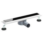 Casa si Gradina - Sanitare - Instalatii hidro - Tevi - Scurgere pentru dus cu capac din sticla si sifon de 360° 50 cm - Infinity.ro