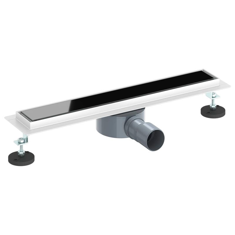 Casa si Gradina - Sanitare - Instalatii hidro - Tevi - Scurgere pentru dus cu capac din sticla si sifon de 360° 50 cm - Infinity.ro