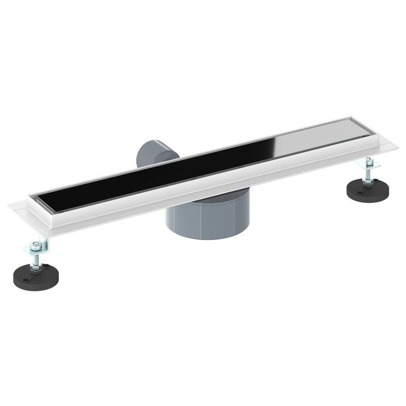 Casa si Gradina - Sanitare - Instalatii hidro - Tevi - Scurgere pentru dus cu capac din sticla si sifon de 360° 50 cm - Infinity.ro