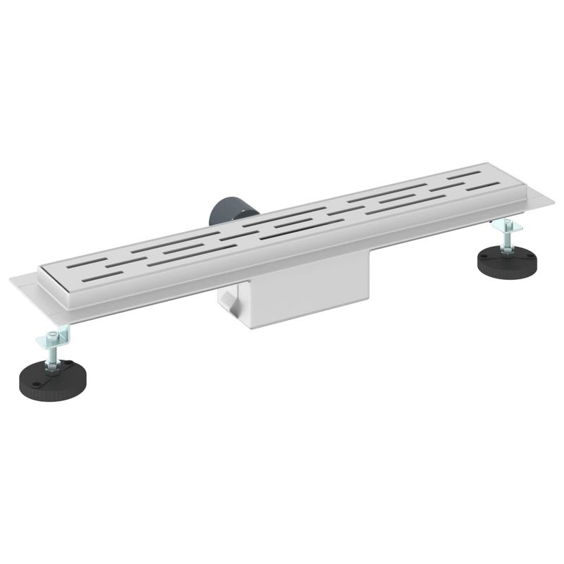 Casa si Gradina - Sanitare - Instalatii hidro - Tevi - Drenaj pentru dus cu design pe linie Argintiu 60 cm - Infinity.ro