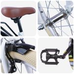 Sport si Outdoor - Ciclism - Biciclete pentru adulti - De oras - Bicicleta pentru Copii 24 Inci pentru 8-12 ani Alb - Infinity.ro