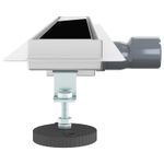 Casa si Gradina - Sanitare - Instalatii hidro - Tevi - Drenaj pentru dus cu capac din sticla Negru 80 cm - Infinity.ro