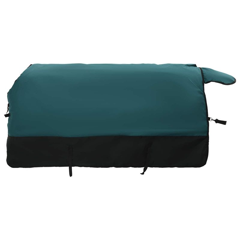 Sport si Outdoor - Accesorii si echipamente sportive - Echitatie - Patura pentru cai Verde inchis si negru 155 cm Poliester - Infinity.ro