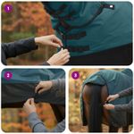 Petshop - Accesorii petshop - Alte accesorii petshop - Patura pentru cai Verde inchis si negru 85 cm Poliester - Infinity.ro