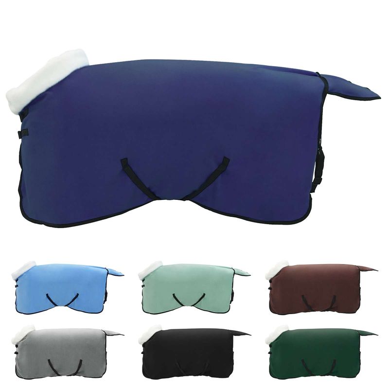 Sport si Outdoor - Accesorii si echipamente sportive - Echitatie - Patura pentru cai Albastru marin 105 cm Fleece polar - Infinity.ro
