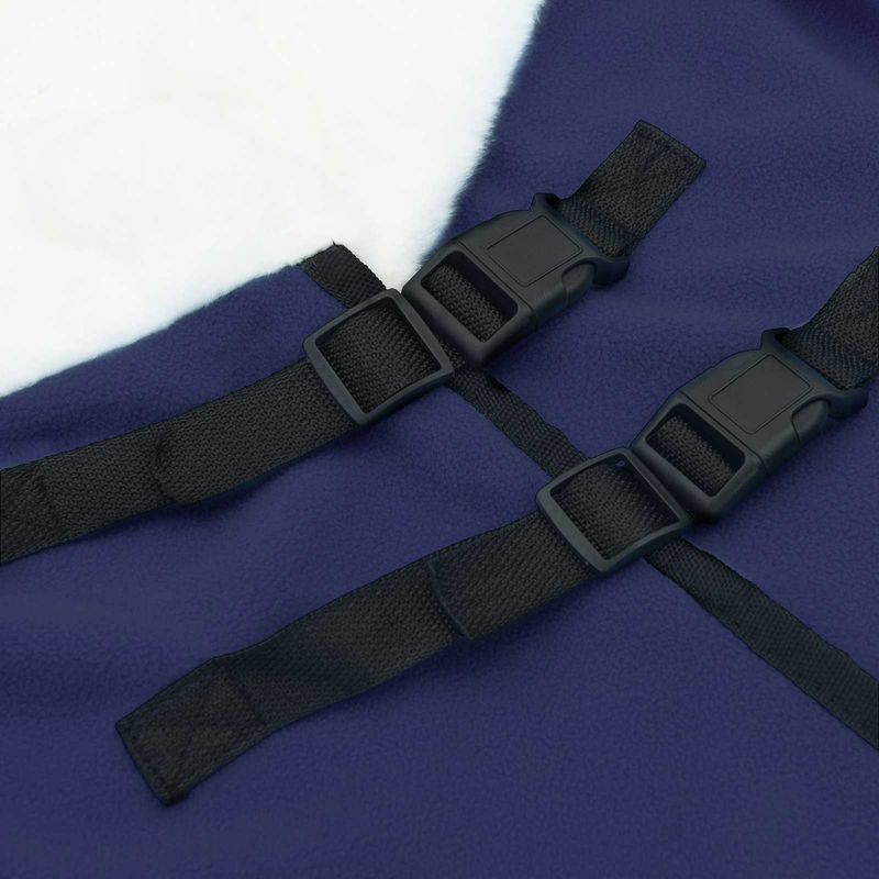 Sport si Outdoor - Accesorii si echipamente sportive - Echitatie - Patura pentru cai Albastru marin 105 cm Fleece polar - Infinity.ro