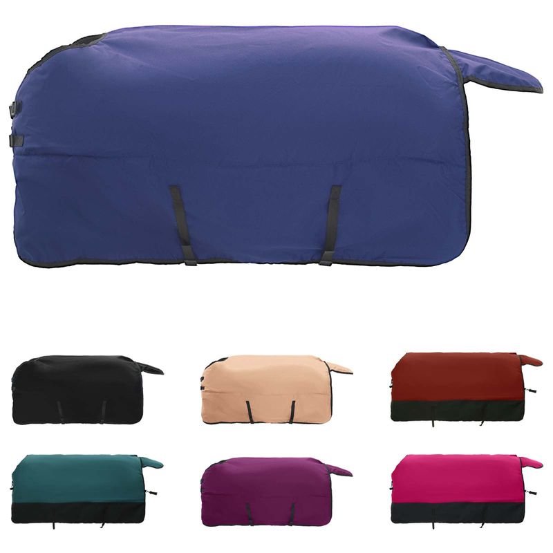 Petshop - Accesorii petshop - Alte accesorii petshop - Patura pentru cai Verde inchis si negru 135 cm Poliester - Infinity.ro