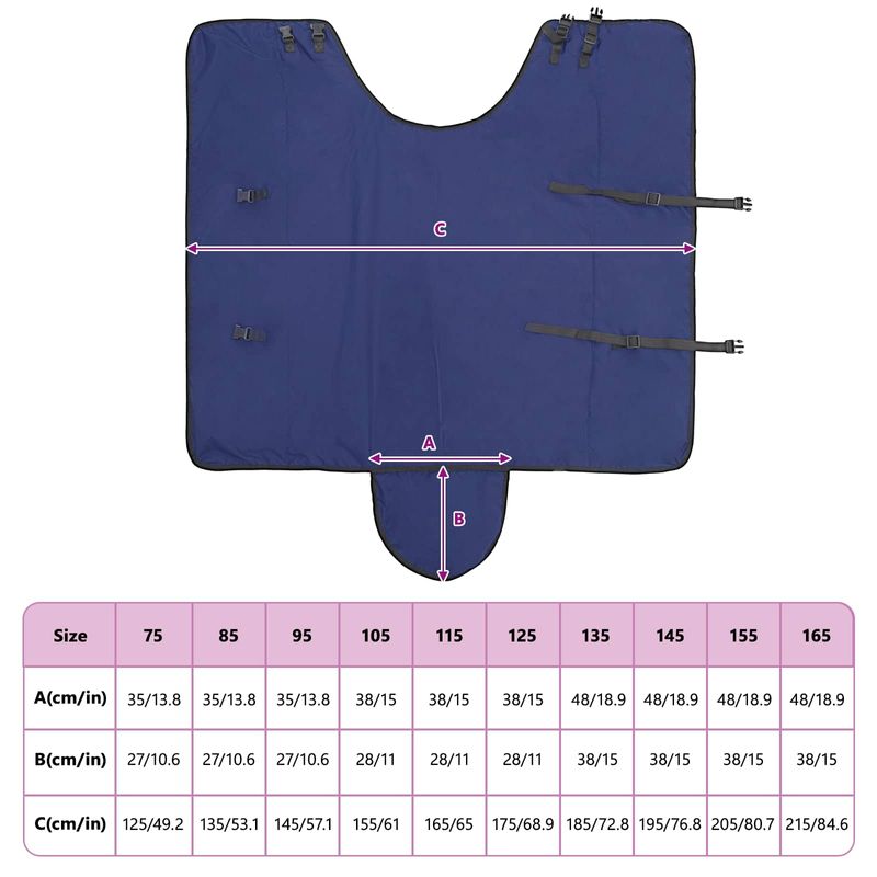 Petshop - Accesorii petshop - Alte accesorii petshop - Patura pentru cai Verde inchis si negru 135 cm Poliester - Infinity.ro