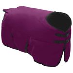 Sport si Outdoor - Accesorii si echipamente sportive - Echitatie - Patura pentru cai Verde inchis si negru 75 cm Poliester - Infinity.ro