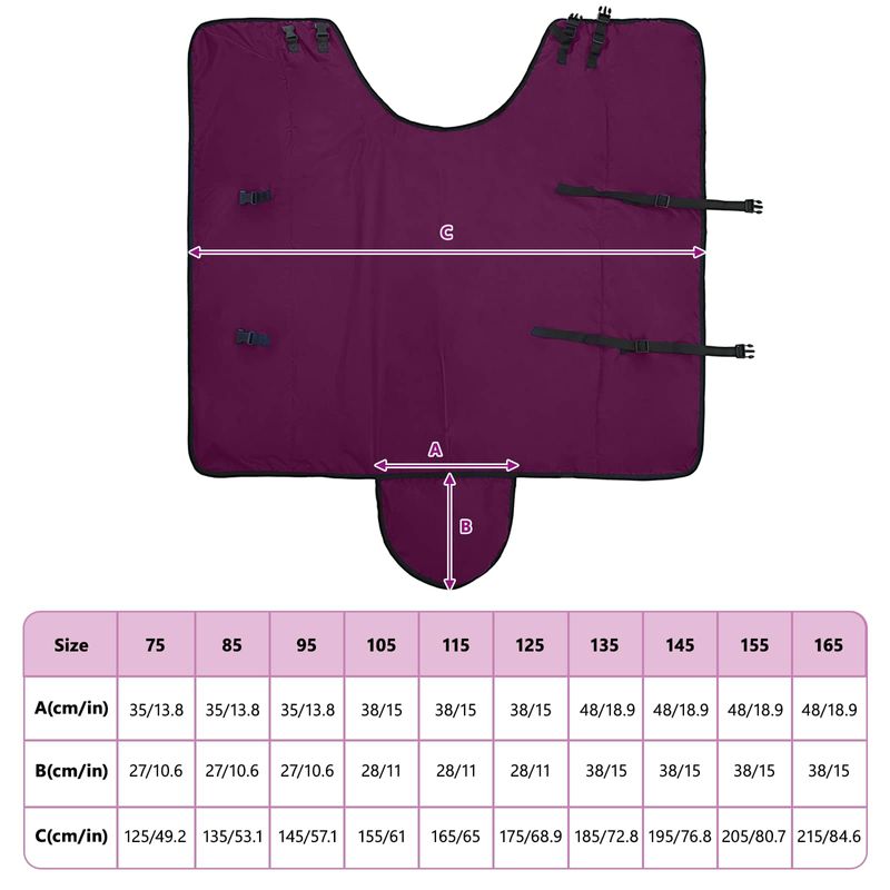 Sport si Outdoor - Accesorii si echipamente sportive - Echitatie - Patura pentru cai Verde inchis si negru 155 cm Poliester - Infinity.ro