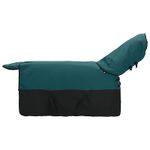 Sport si Outdoor - Accesorii si echipamente sportive - Echitatie - Patura pentru cai Verde inchis si negru 75 cm Poliester - Infinity.ro