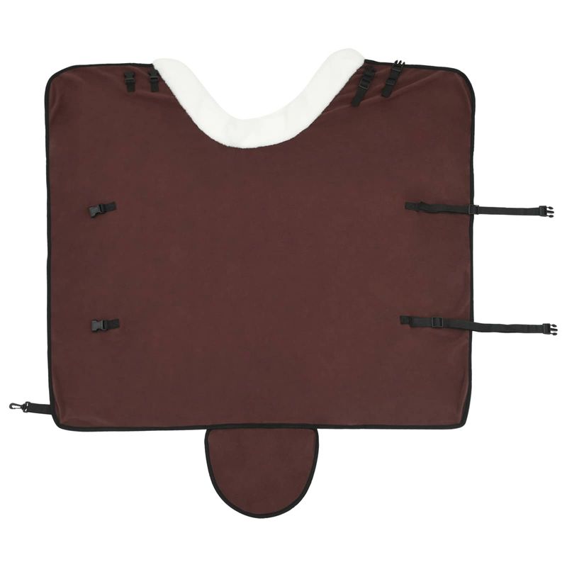 Sport si Outdoor - Accesorii si echipamente sportive - Echitatie - Patura pentru cai Maro Intunecat Complet 115 cm Fleece polar - Infinity.ro